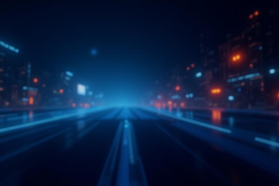 Abstract tech animation with gaming and interactive elements